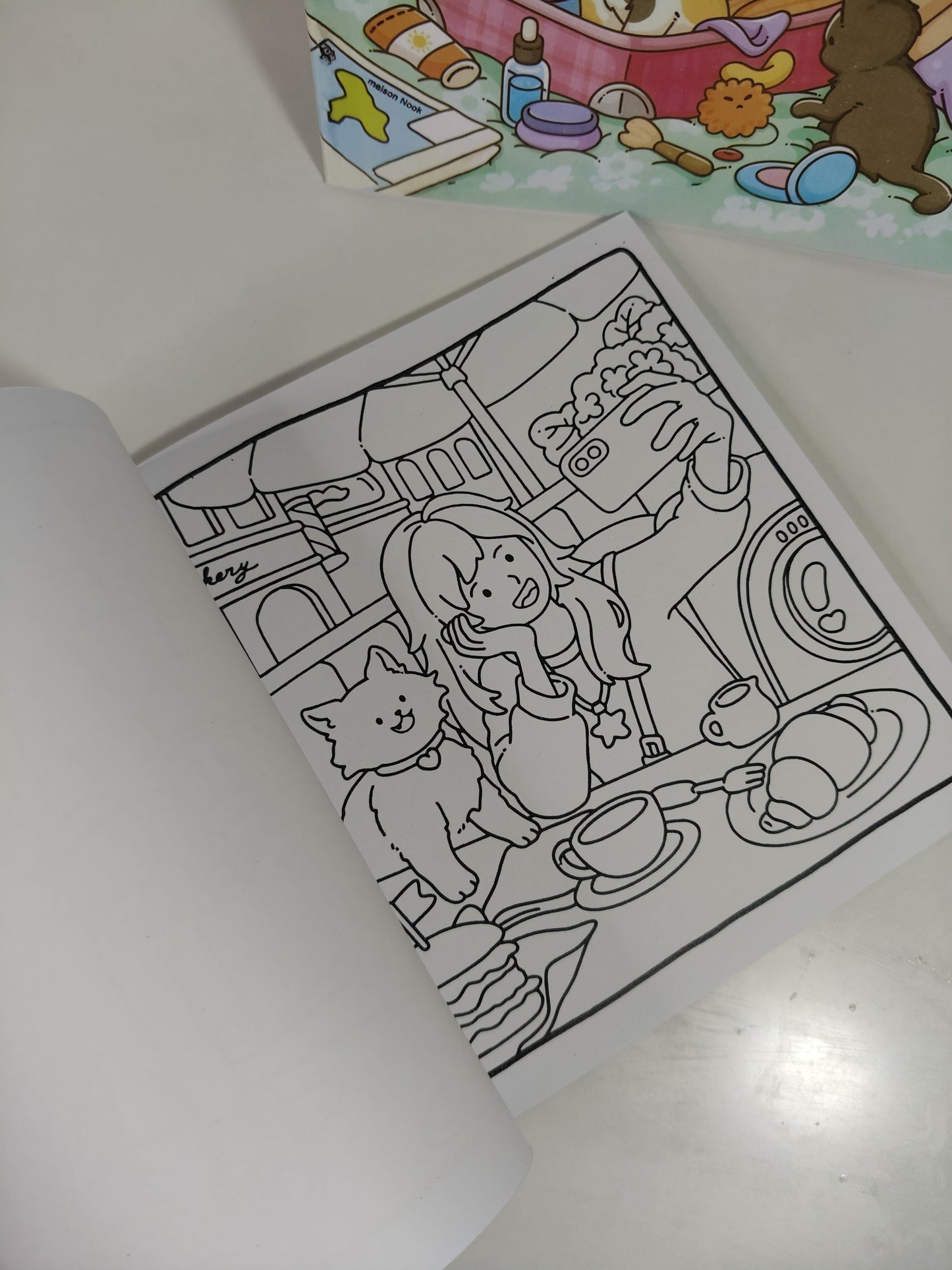 coloring book "cat&chill"