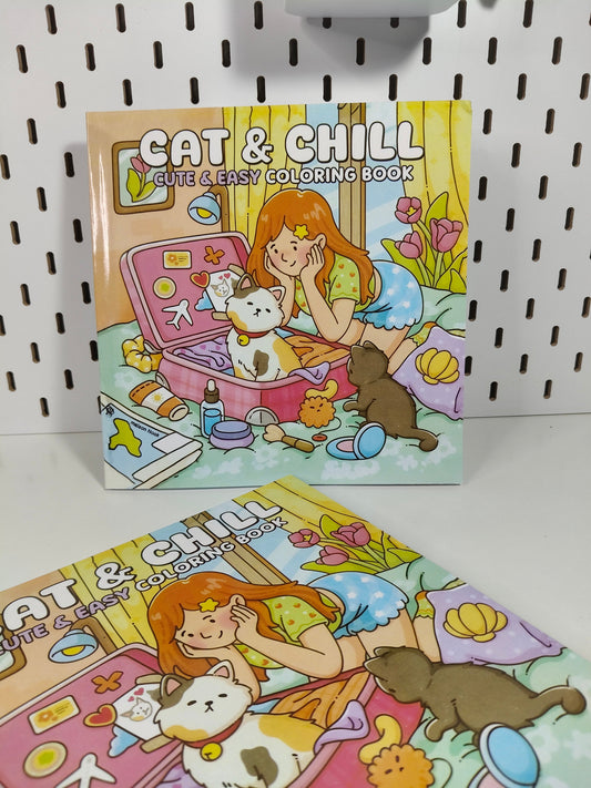 coloring book "cat&chill"