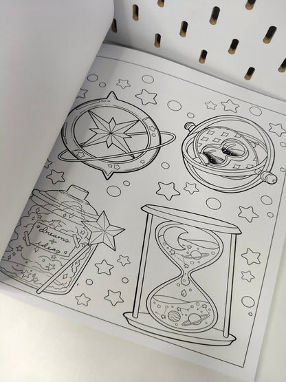 Colouring book "Cute Witch Stuff"