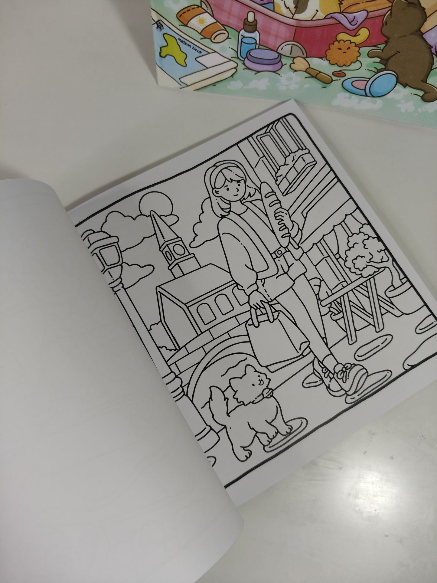 coloring book "cat&chill"